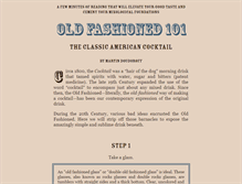 Tablet Screenshot of oldfashioned101.com